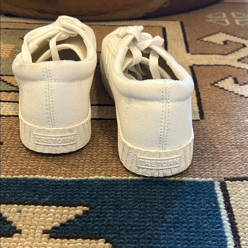 Tretorn for J Crew White Canvas Sneakers - Picture 3 of 6